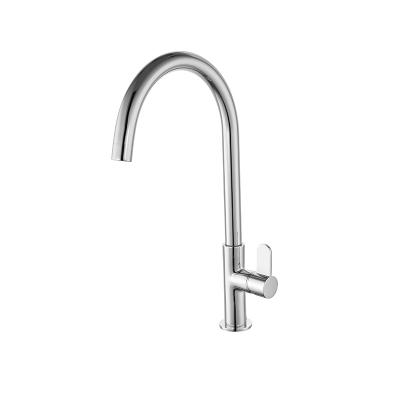 Single lever kitchen faucet